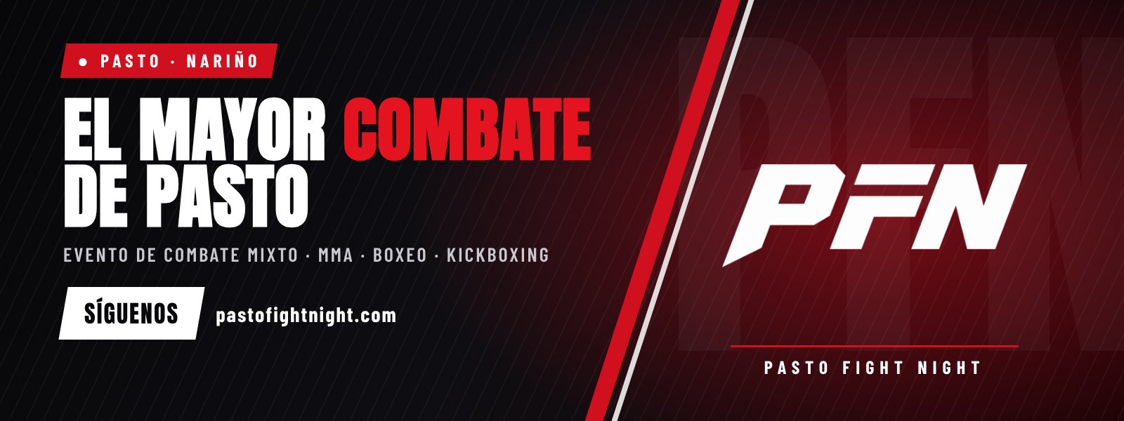 Pasto Fight Night — el mayor combate de Pasto